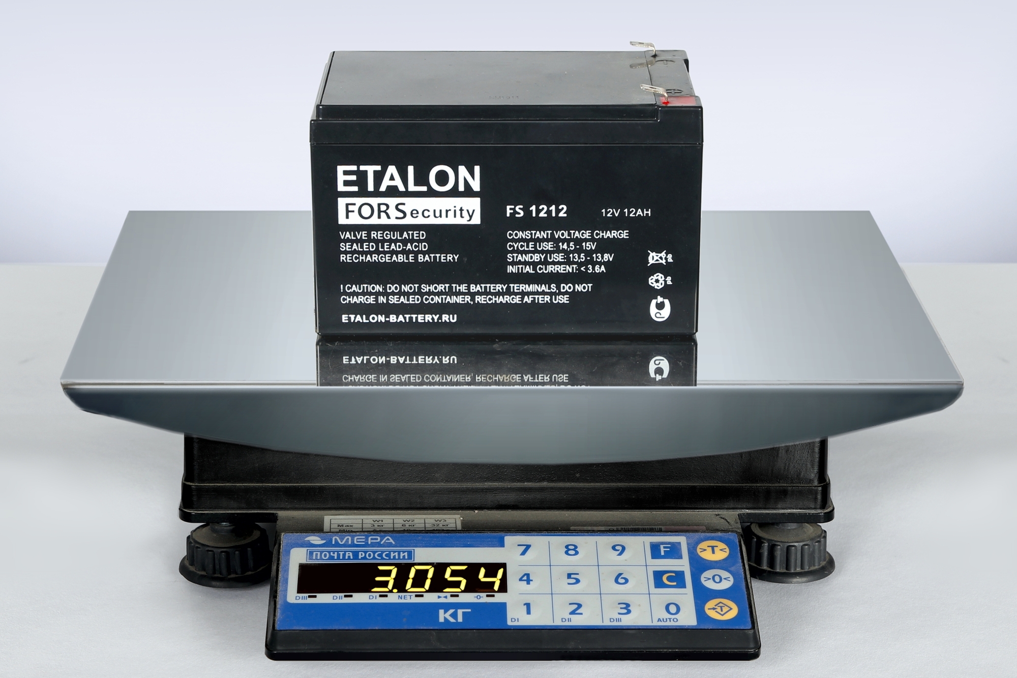 Аккумулятор FS 12В 12Ач ETALON BATTERY FS 1212 100-12/12S