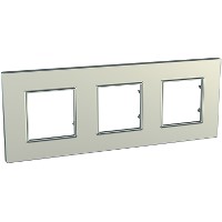 UNICA QUADRO Рамка 3 поста титан Schneider Electric MGU6.706.57