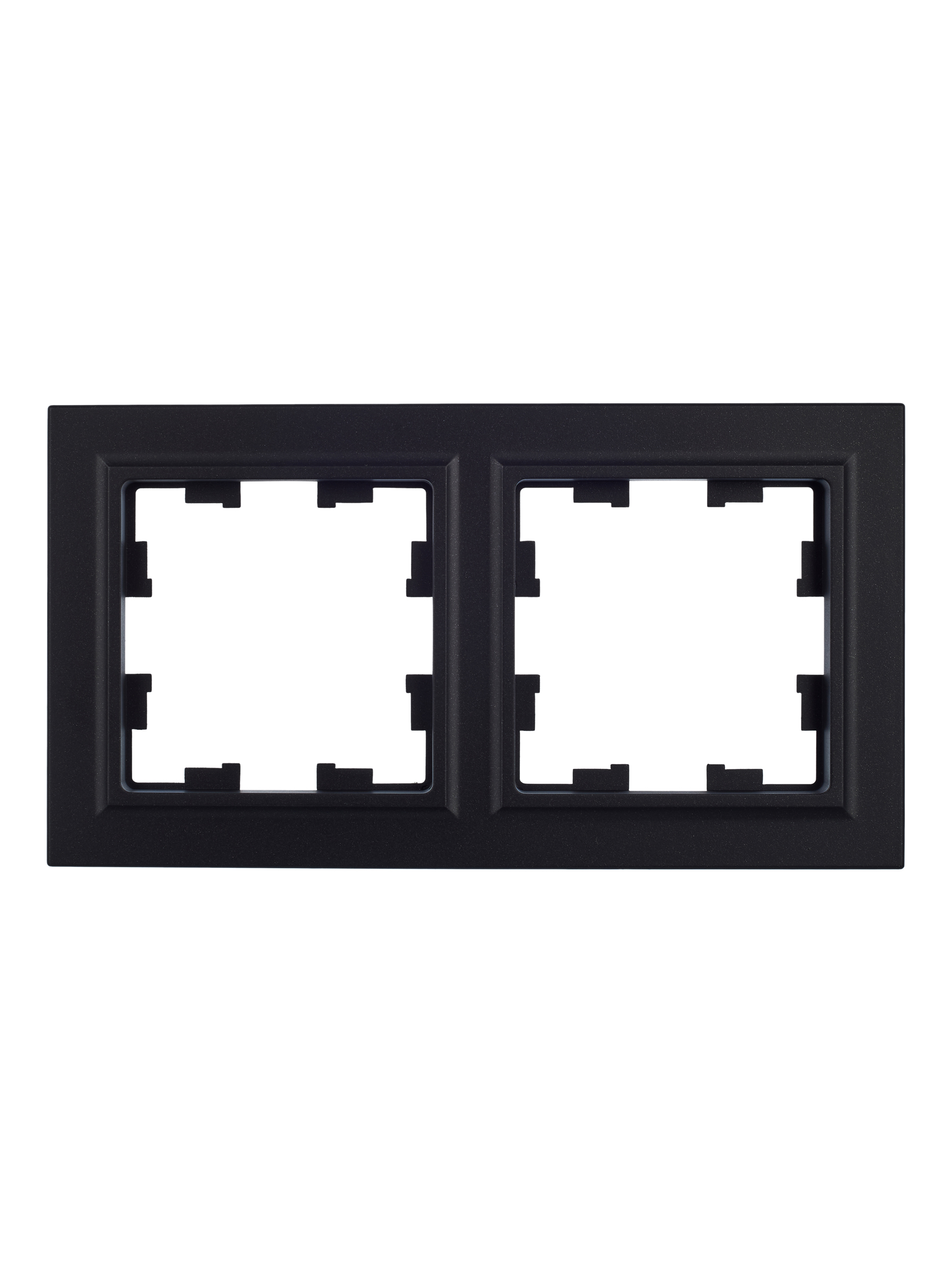 BRITE Рамка 2 поста РУ-2-БрЧ черный IEK BR-M22-K02