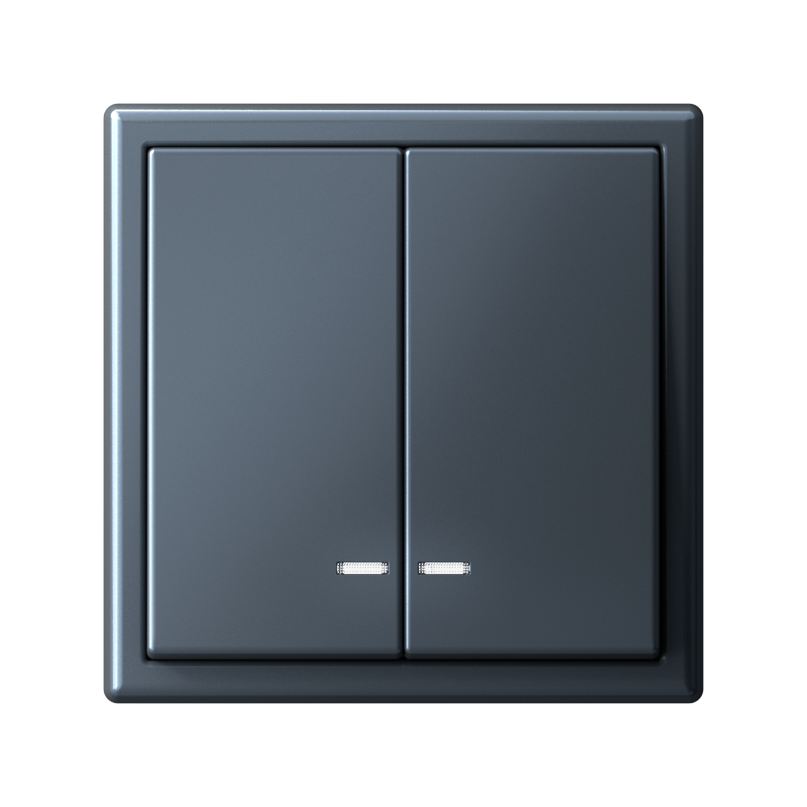 ARTGALLERY 2-клавишный выключатель с подсветкой, сх.5а, 10АХ, механизм, грифель Systeme Electric GAL000753