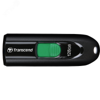 Флеш накопитель 128GB JetFlash 790С, USB 3.2 Gen 1, выдвижной, черный, синий Transcend TS128GJF790C 1000639342