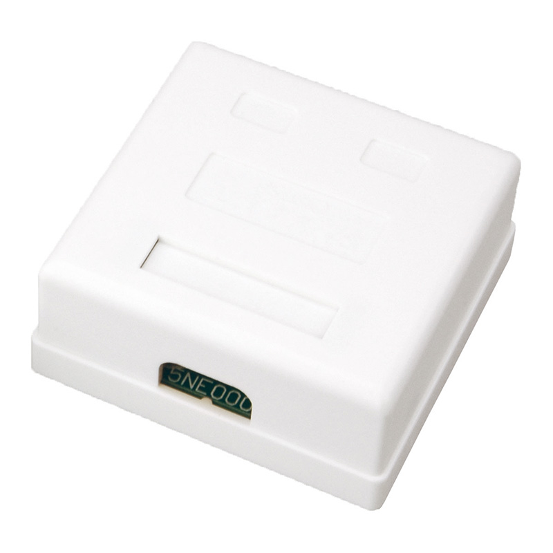Розетка компьютерная 2-порт RJ 45 (8P8C)cat 5e внешняя, REXANT 03-0151