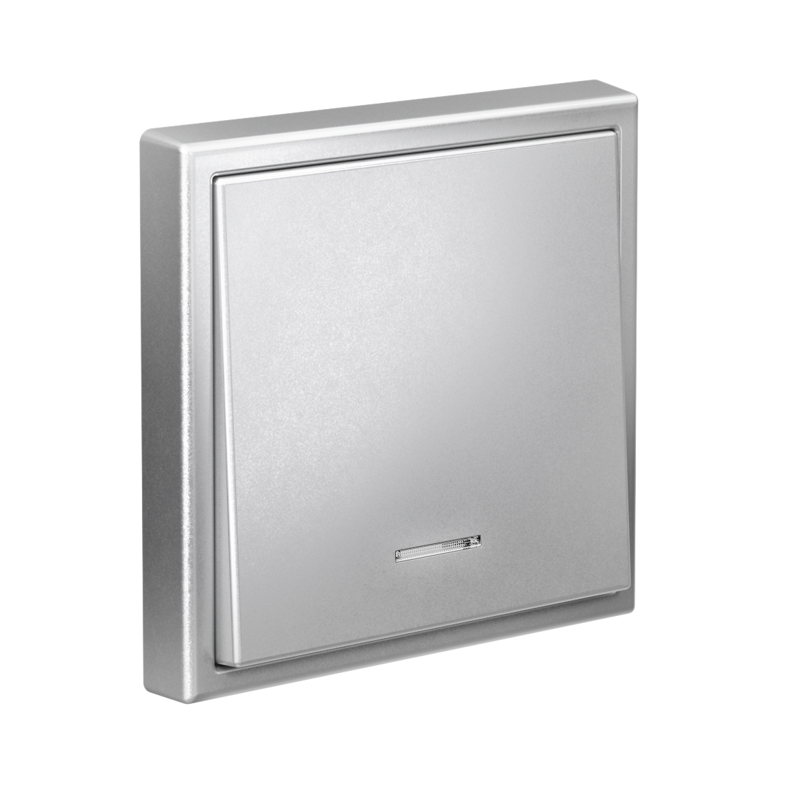 ARTGALLERY 1-клавишный ВЫКЛЮЧАТЕЛЬ с подсветкой, 10АХ, механизм, быстрозажимные клеммы, АЛЮМИНИЙ Systeme Electric GAL000313S