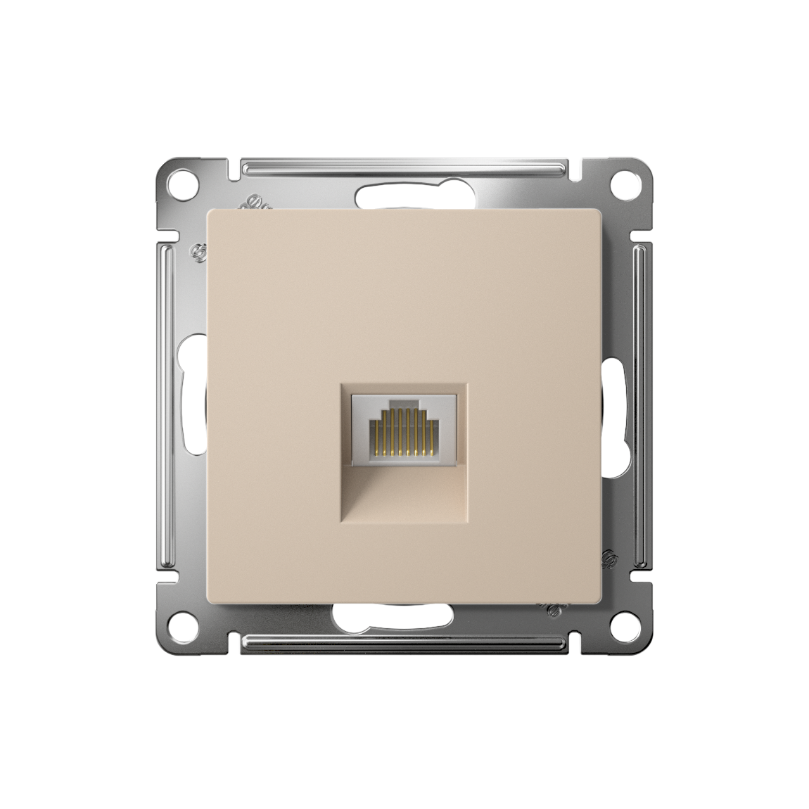 ATLASDESIGN РОЗЕТКА компьютерная RJ45, кат. 5Е, механизм, ПЕСОЧНЫЙ Systeme Electric ATN001283