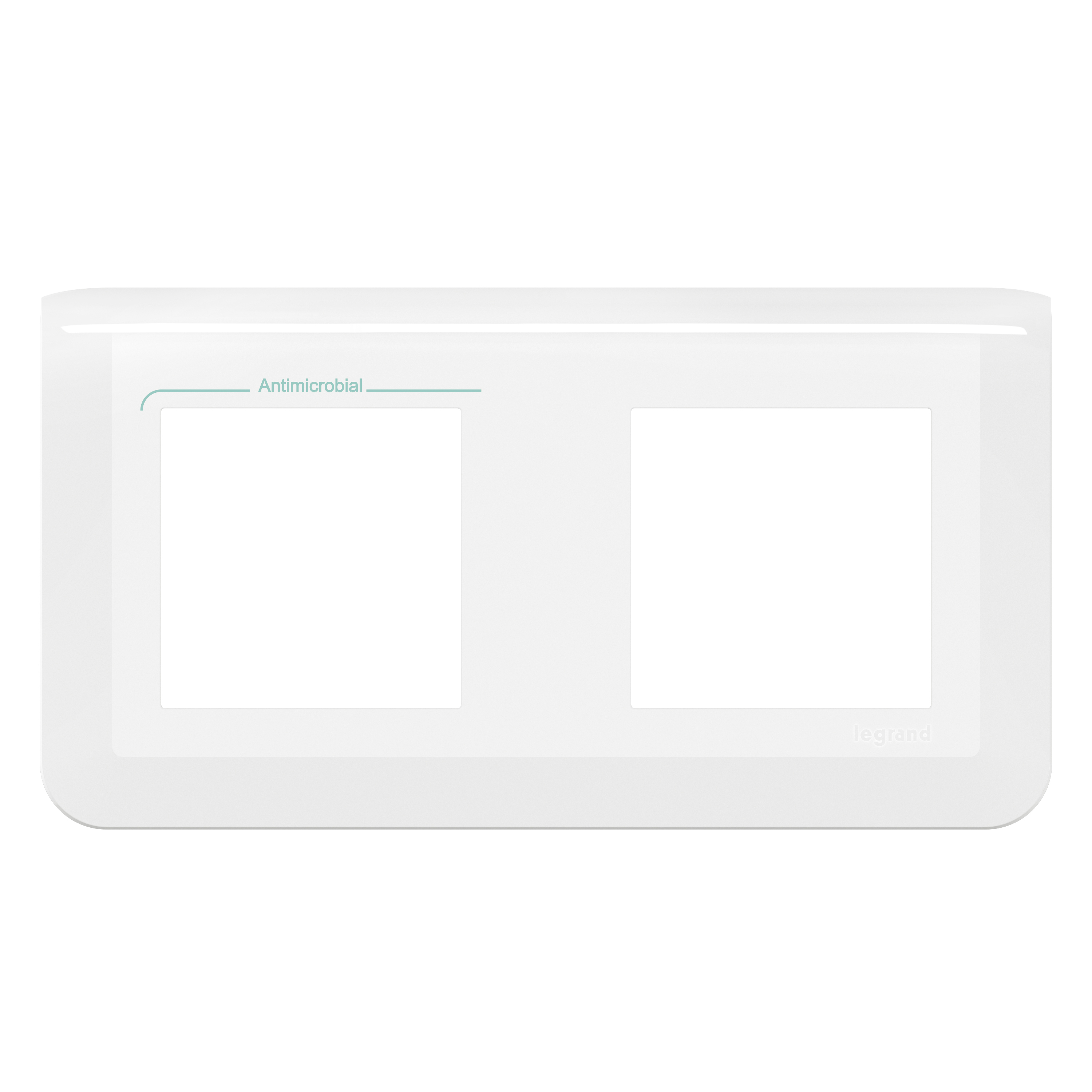 Рамка Mosaic 2x2 модуля - антимикробная Legrand/Daccord 078725L