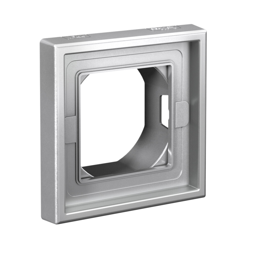 ARTGALLERY рамка 1-постовая IP44,  алюминий Systeme Electric GAL440301