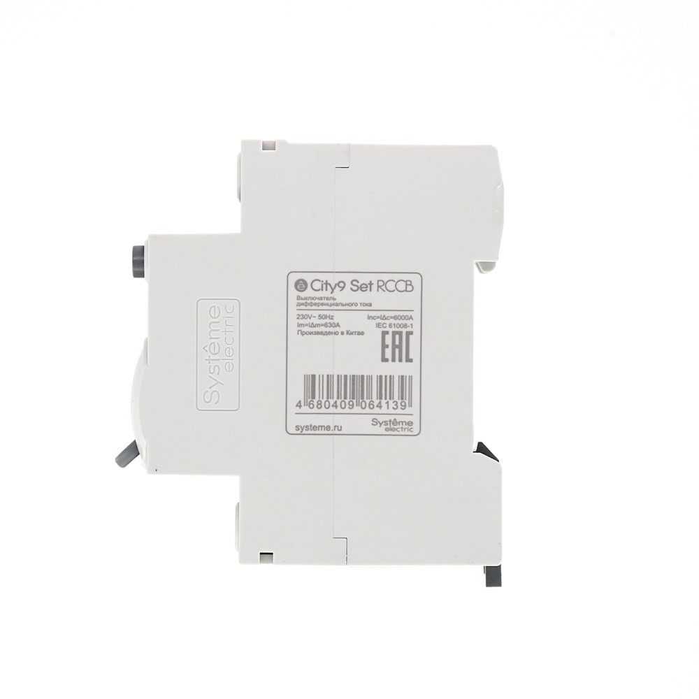 Выключатель дифференциального тока (ВДТ) 63А 2P 30мА Тип-A 230В City9 Set Systeme Electric C9R68263