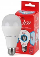Лампа светодиодная LED A65-18W-840-E27,груша,18Вт,нейтр,E27 ЭРА Б0031708