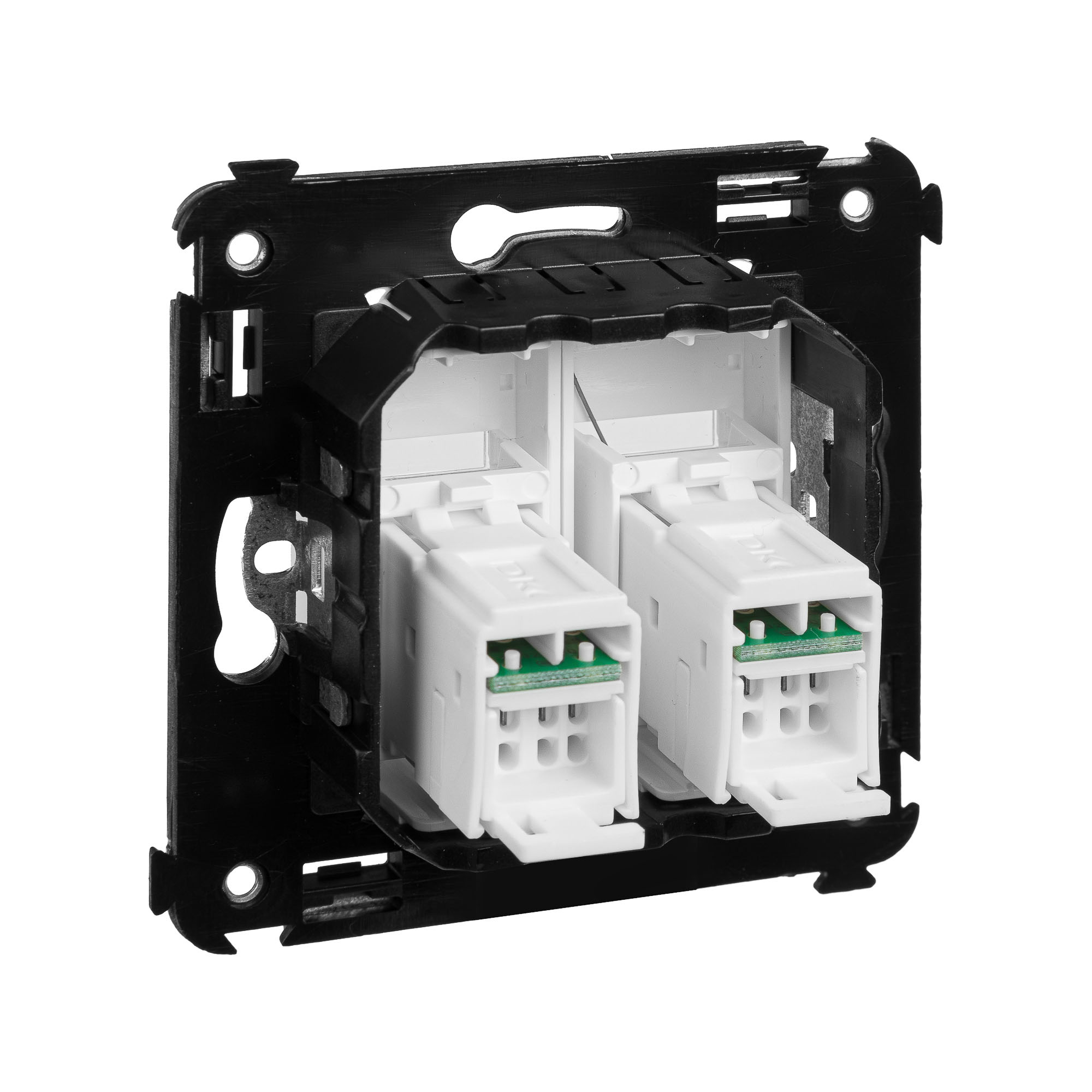 Avanti Розетка RJ-45 в стену, 5e двойная, Белое   облако DKC 4400464