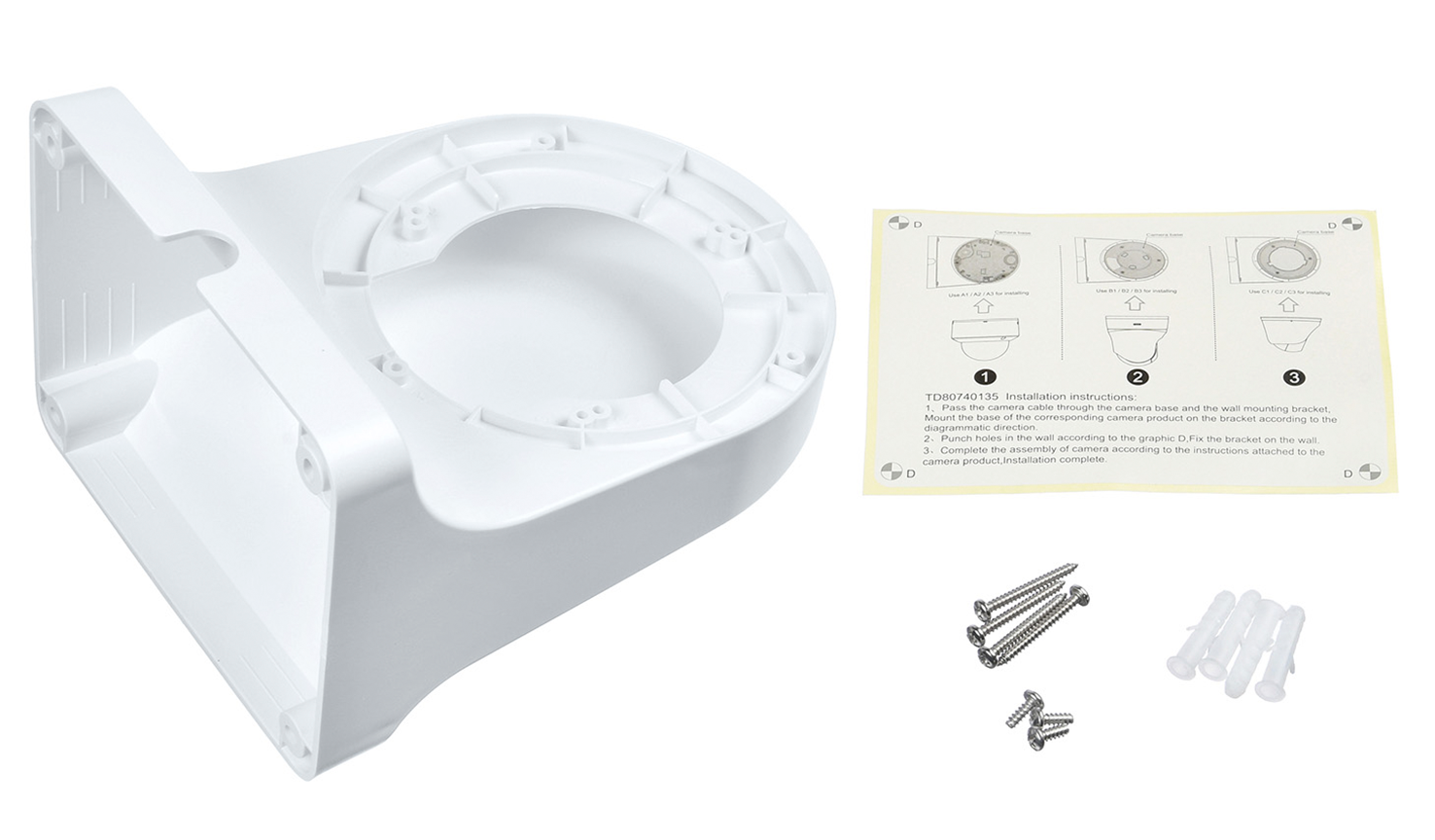 Кронштейн настенный для видеокамер RVI RVi-1BWM-6 white С0000027145