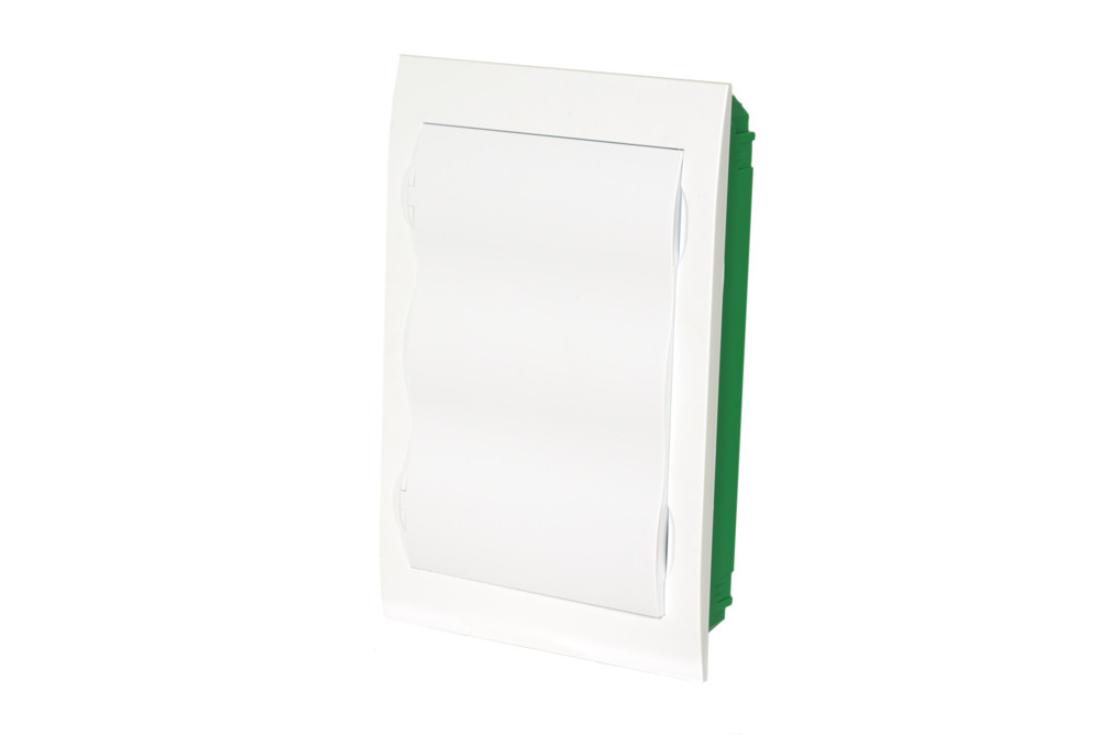 Корпус встраиваемый с белой дверью 3ряд/3 6мод 2 розетки City9 Box IT Systeme Electric EZ9E312P2FIT