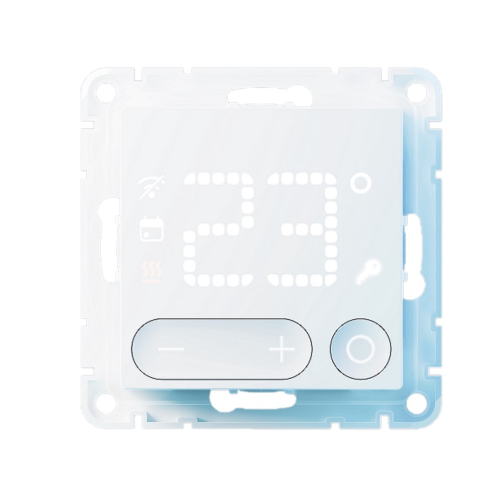 ATLASDESIGN SMART Термостат программируемый для   электрического теплого пола, Zigbee, 16 А, мех.,  БЕЛЫЙ Systeme Electric ATN000138Z