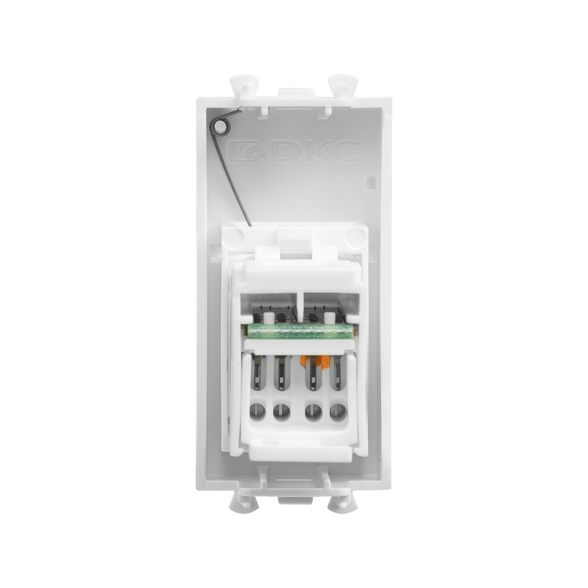 "Компьютерная розетка RJ-45 модульная, кат.5е, ""Avanti"", ""Белое облако"", 1 модуль" DKC 4400461