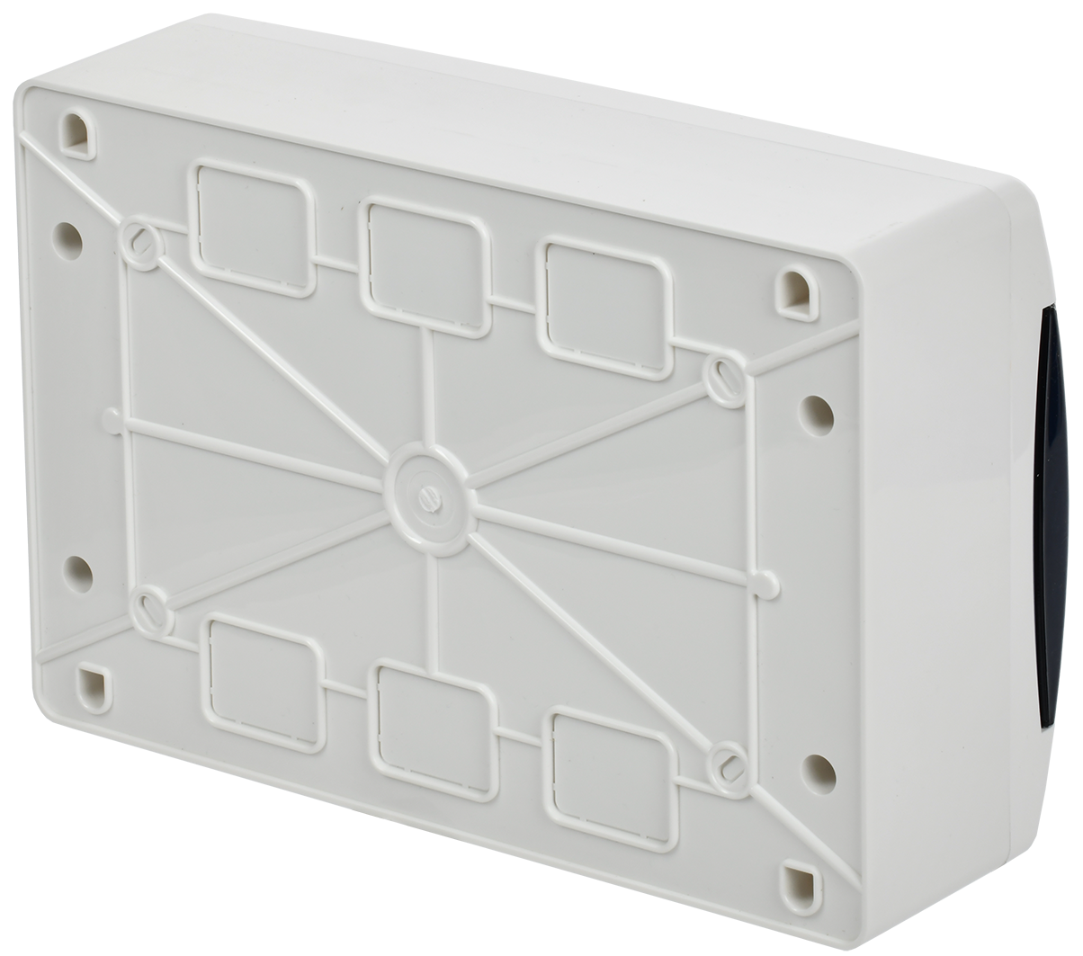 UNION Compact Корпус пластиковый ЩРН-П-12 IP41 черная прозрачная дверь IEK UIC-KP12-N-12-41-K01