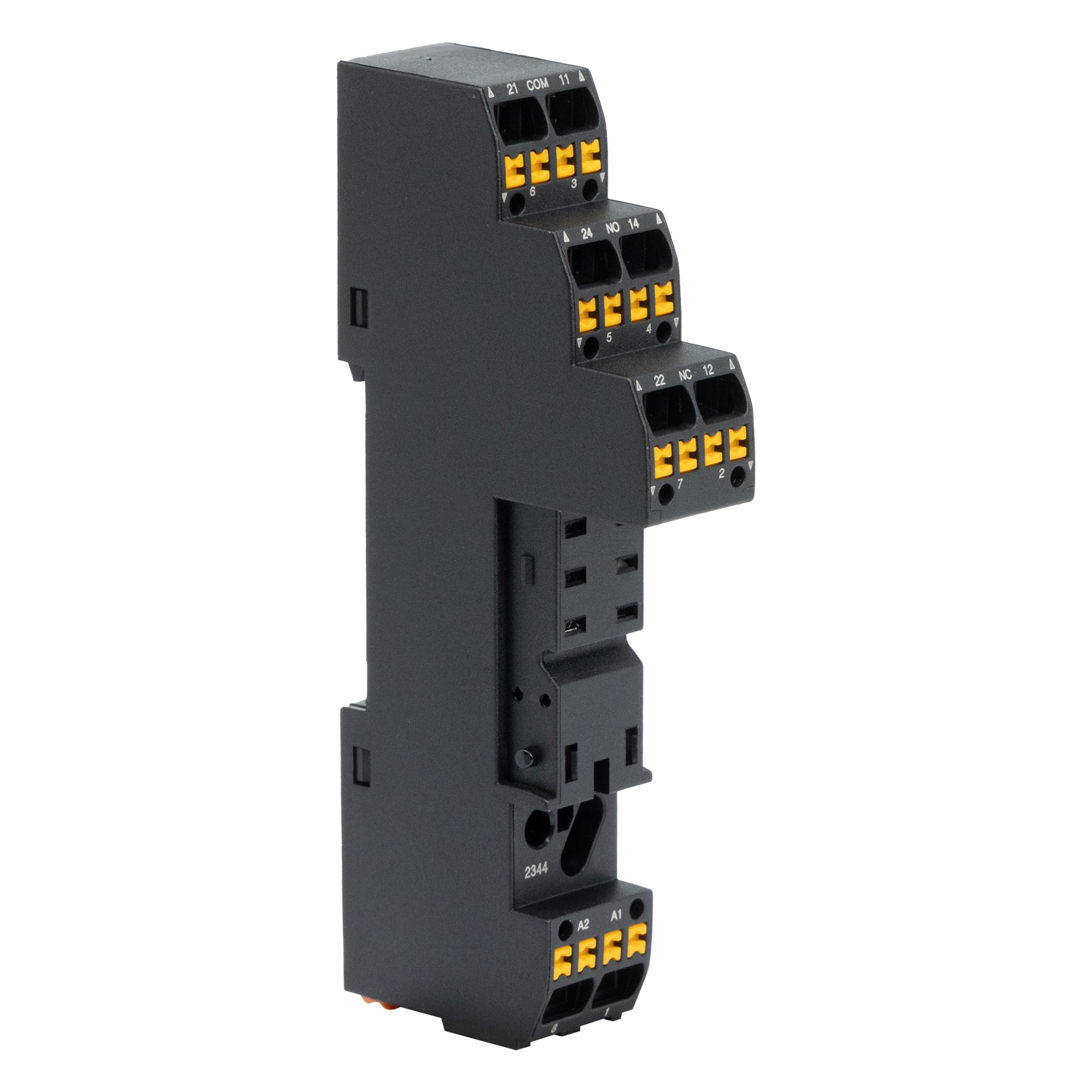 Колодка c клеммами push-in для реле на 2 группы: IR-24DC/230AC-2CO DKC IR-B2-PT