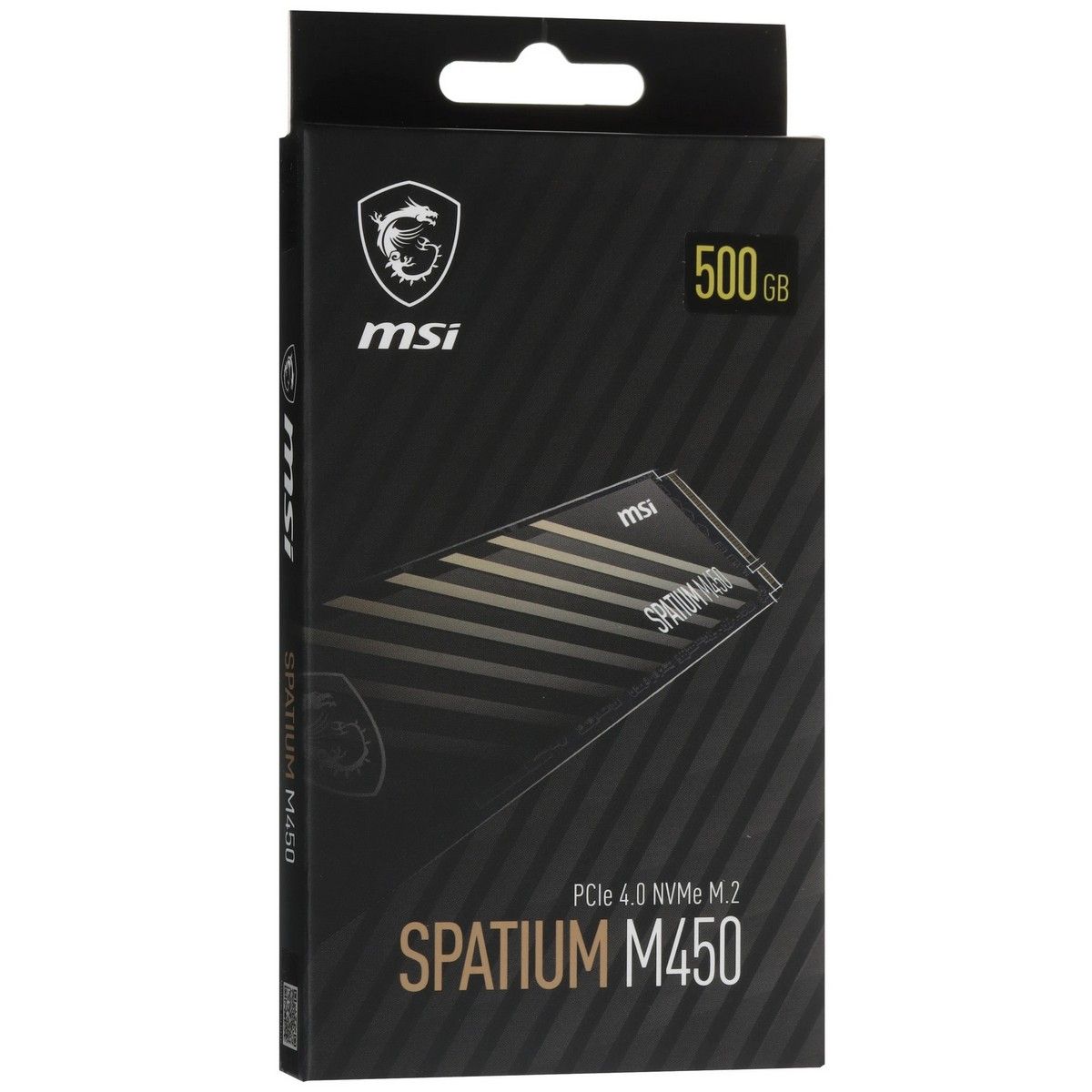 Накопитель SSD M.2 2280 500ГБ M450 V1, PCIe NVMe, 3D NAND, 3600/3000 Мб/с MSI S78-440K380-P83 207718