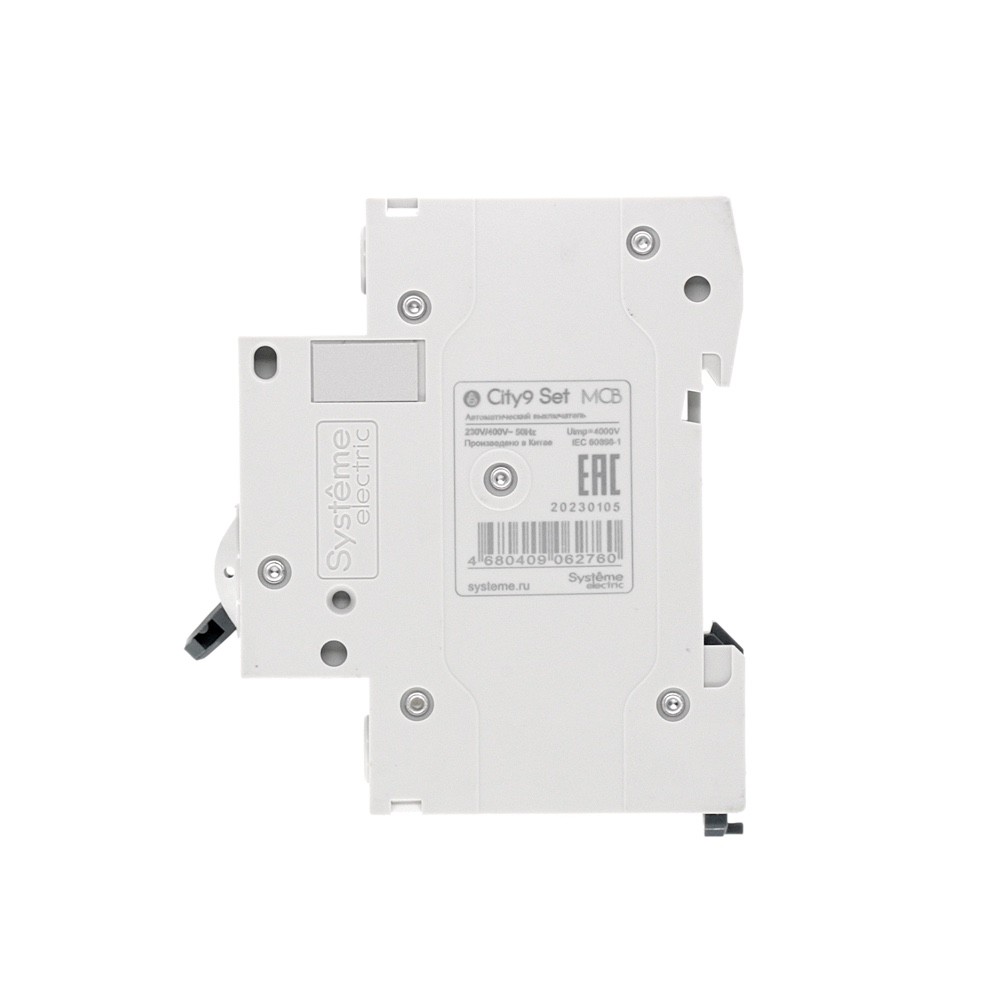Выключатель автоматический однополюсный 16А B 4.5kA 230В City9 Set Systeme Electric C9F14116