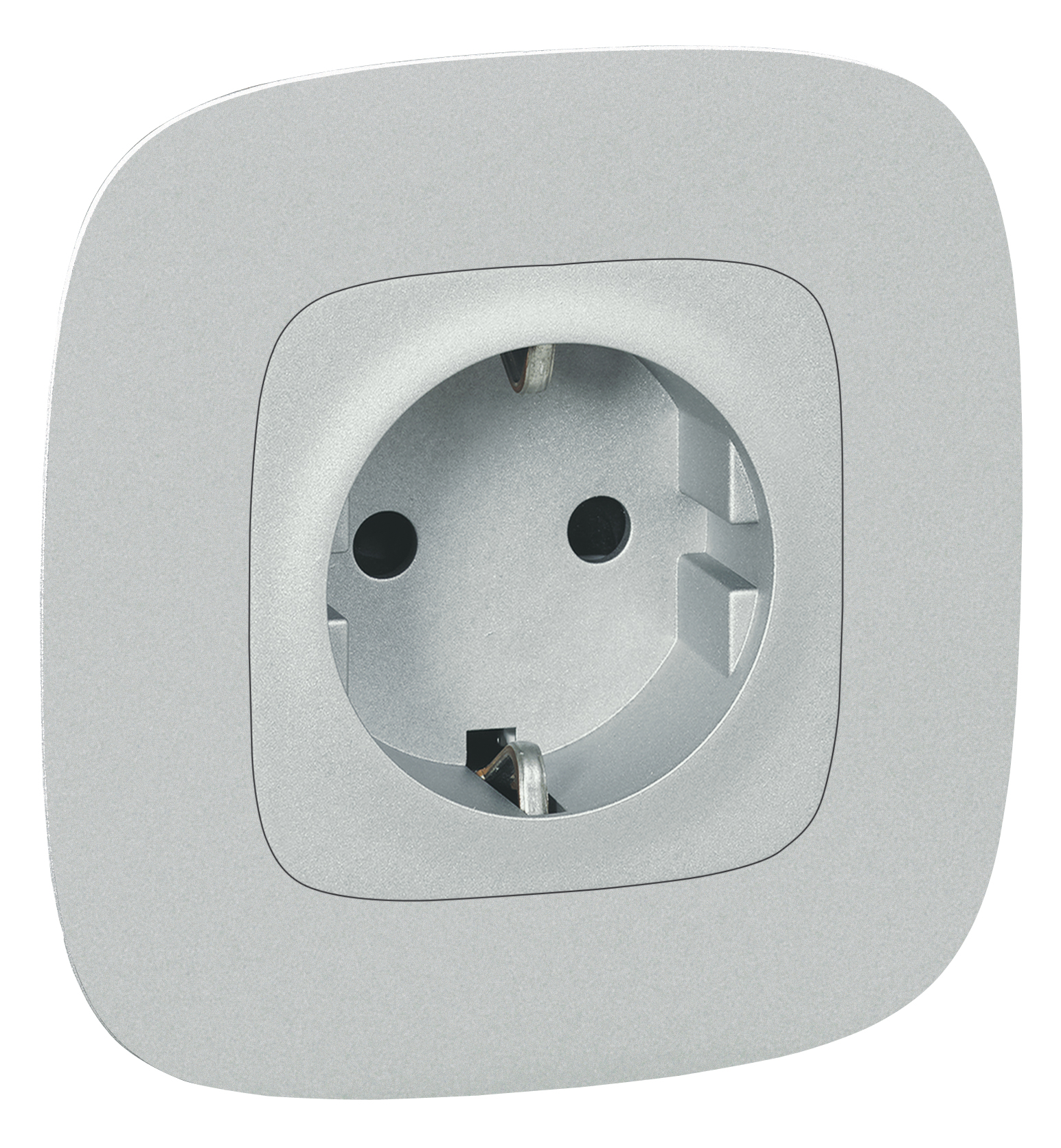 Valena ALLURE Рамка 1 пост алюминий универсальная Legrand/Daccord 754391