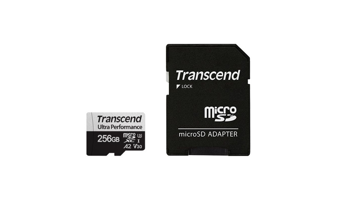 Карта памяти 256GB MicroSD 340S UHS I, SDXC, V30, U3, 160 МБ/с, Class 10 Transcend TS256GUSD340S 1000617972
