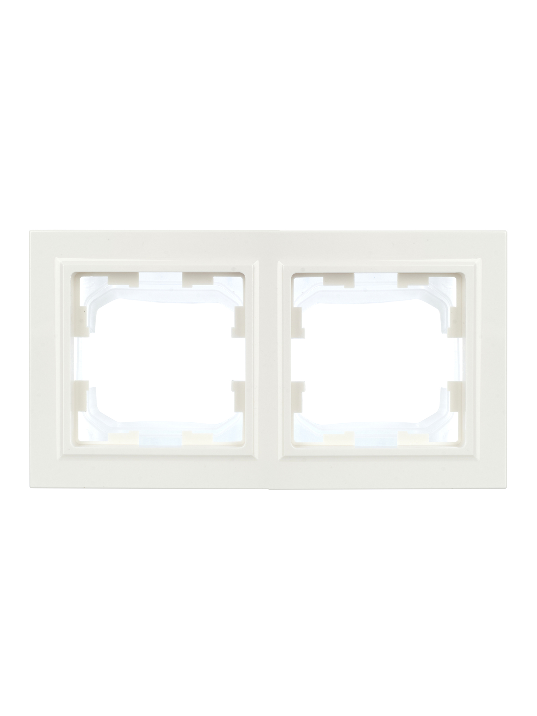 BRITE Рамка 2 поста IP44 РУ-2-БрБ-44 белый IEK BR-M22-44-K01