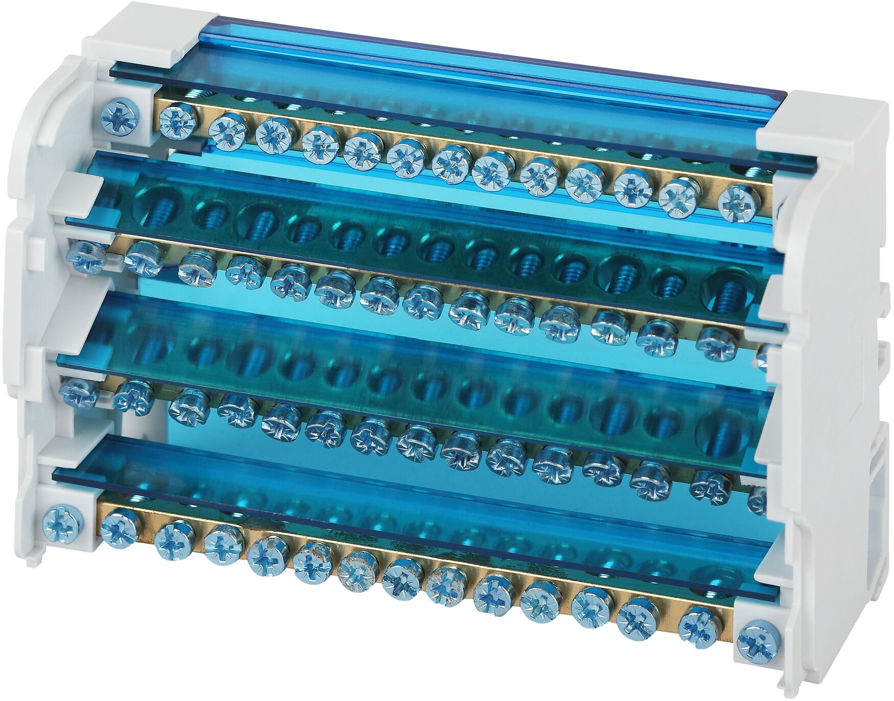 Шины на DIN-рейку в корпусе (кросс-модуль) ШНК 4х15 3L+PEN ЭРА Б0043935