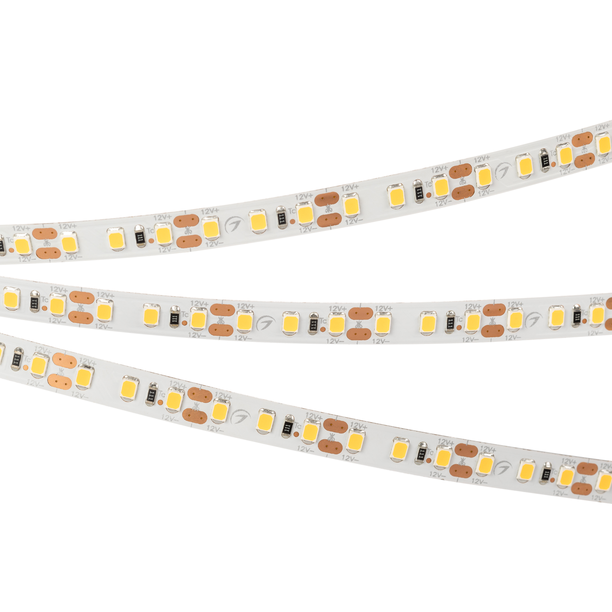 Лента RT-A120-8мм 12V Warm3000 (9.6 W/m, IP20, 2835, 5м) (Открытый) Arlight 024116(2)