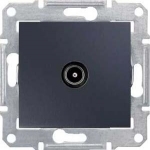 Sedna Коннектор TV проходной графит Schneider Electric SDN3201870