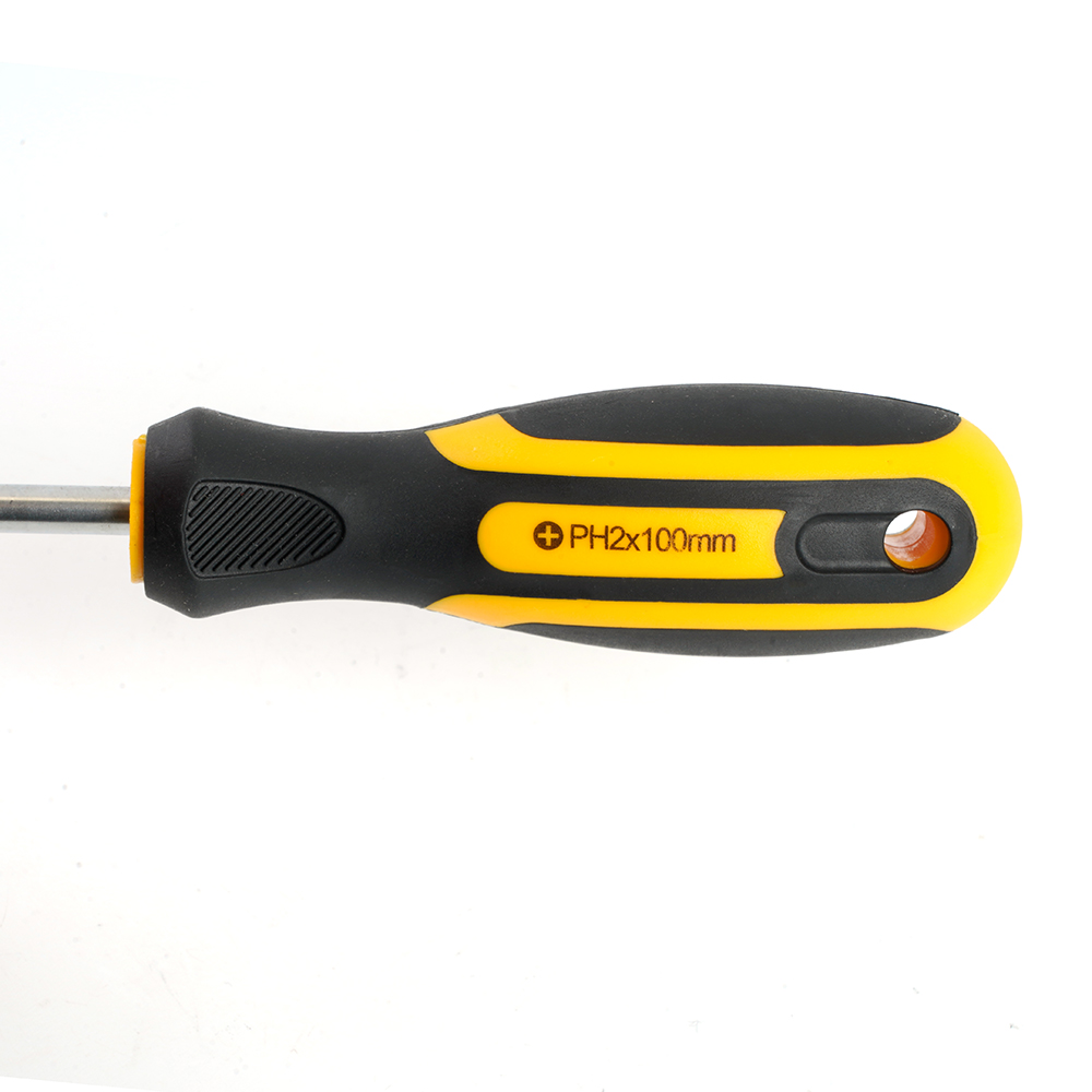Отвертка крестовая Ph2х100 мм Cr-V STEKKER SDM-PH2-100 39770