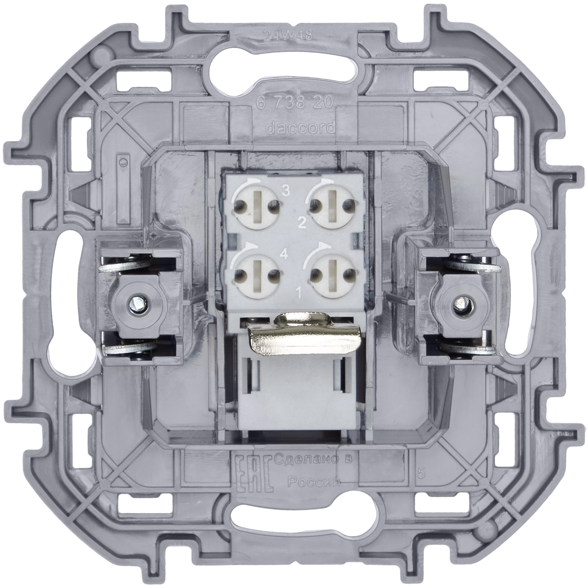 Розетка телефонная RJ11 белый INSPIRIA IEK 673820