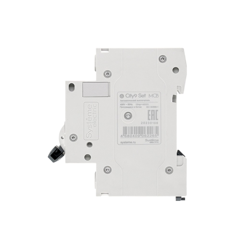 Выключатель автоматический двухполюсный 25А С 4.5kA 230В City9 Set Systeme Electric C9F34225