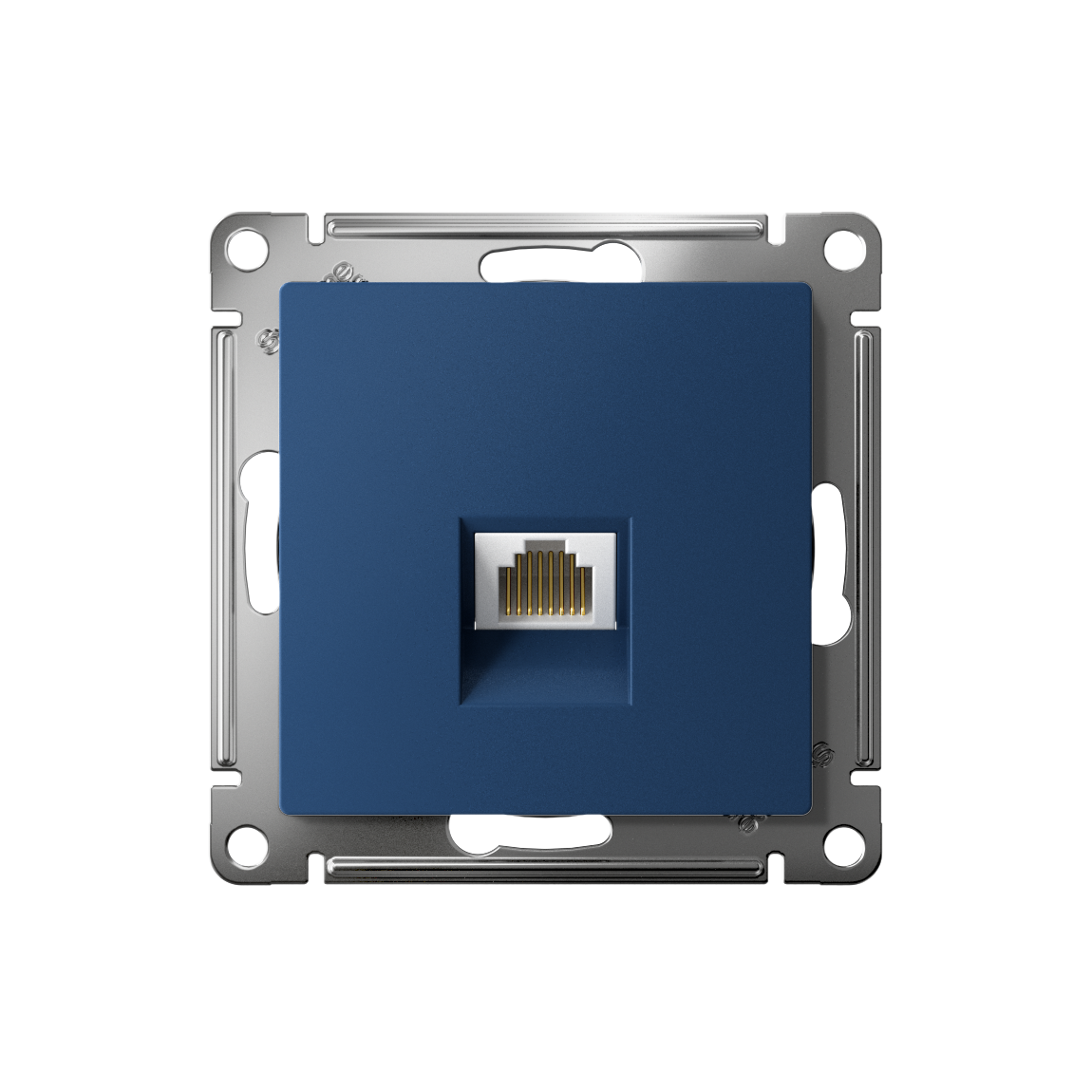ATLASDESIGN РОЗЕТКА компьютерная RJ45, кат. 5Е, механизм, АКВАМАРИН Systeme Electric ATN001183