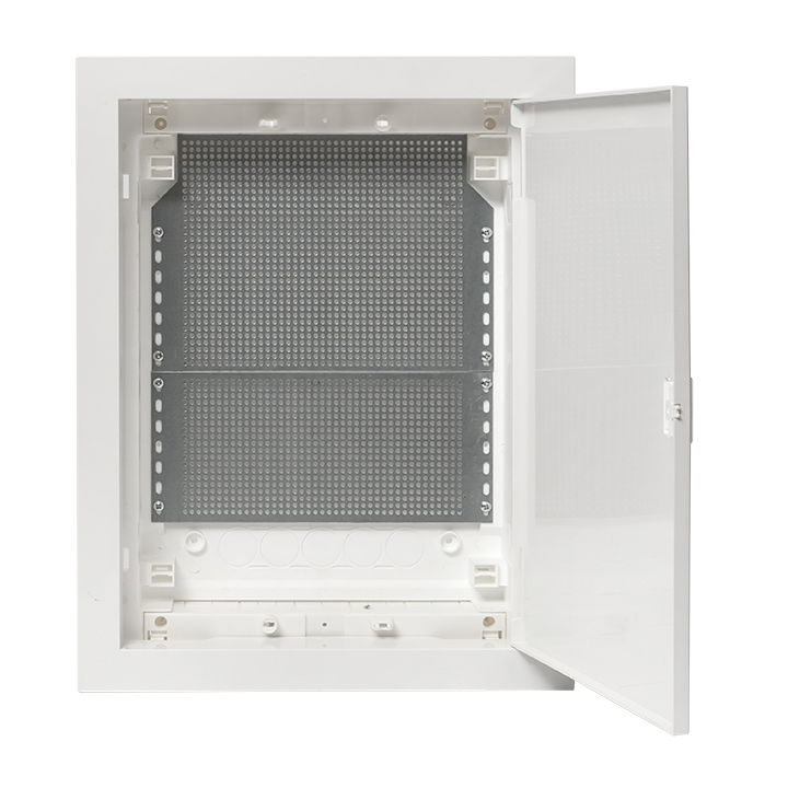 Встраиваемый слаботочный щит Nova 2 габарит с пластиковой дверью IP41 EKF nv-mb-pd-2