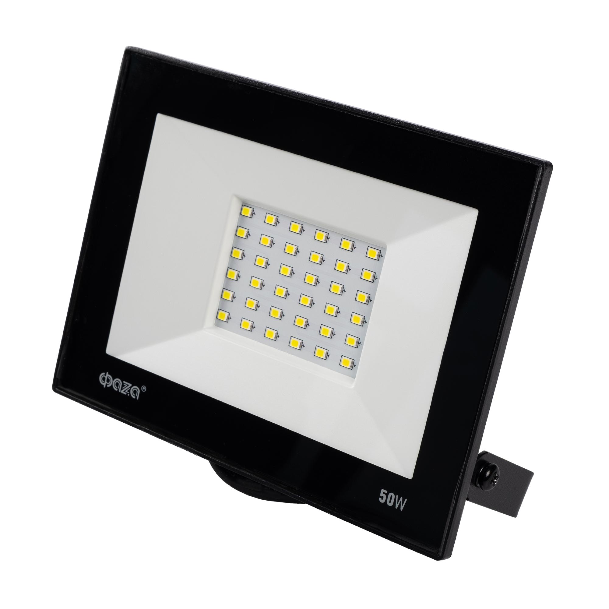 Прожектор светодиодный СДО-20 50Вт 6500К 4000Лм IP65  ФАZА JazzWay 5047303