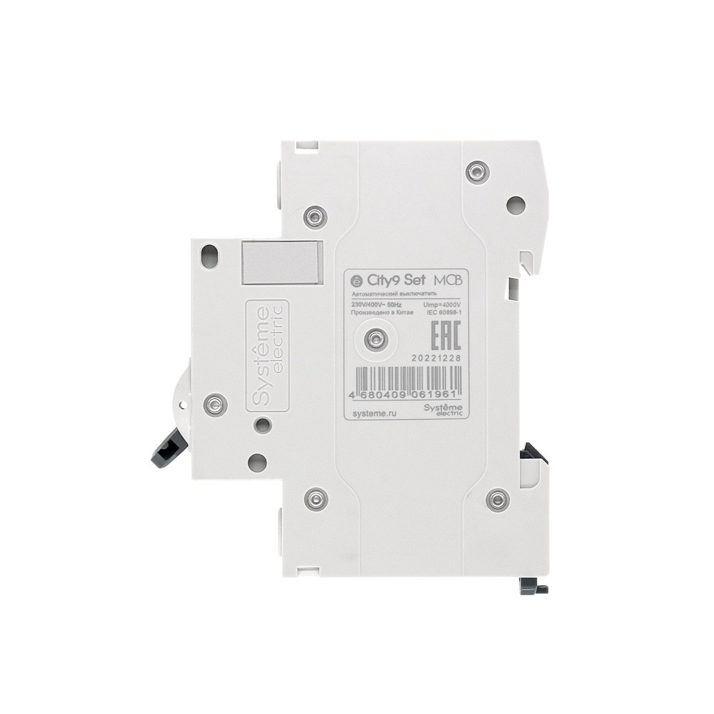 Выключатель автоматический однополюсный 16А С 4.5kA 230В City9 Set Systeme Electric C9F34116