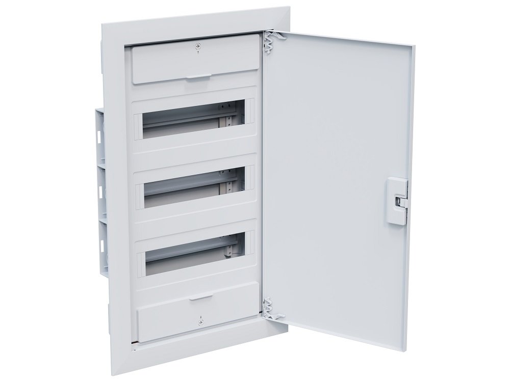 Щит  ЩРВ-п-36 белый с белой дверью IP40 OptiBox PRO КЭАЗ 379804