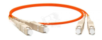 Патч-корд оптический MM 50/125 SC-SC 2мм duplex LSZH (20м) Hyperline 247620