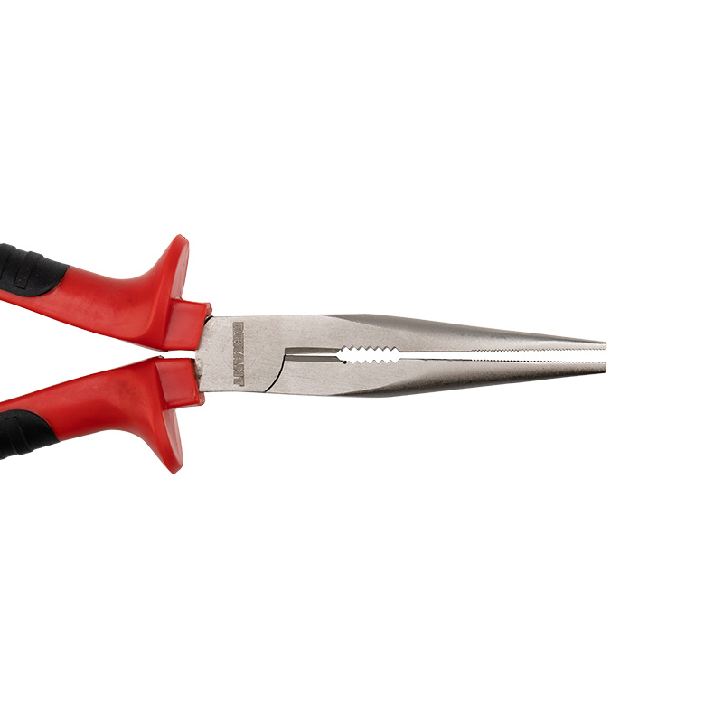 Тонкогубцы 200 мм никелированные, двухкомпонентные рукоятки, REXANT 12-4618