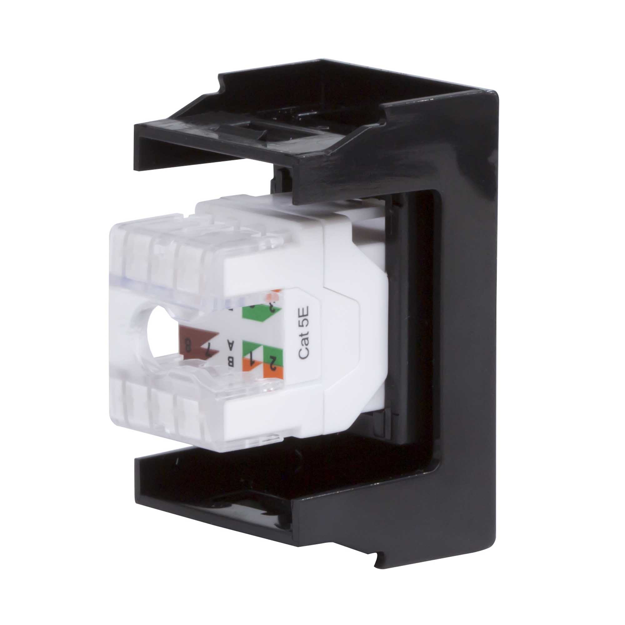 Розетка RJ-45 категория 5E Viva 1 модуль черная DKC 45238