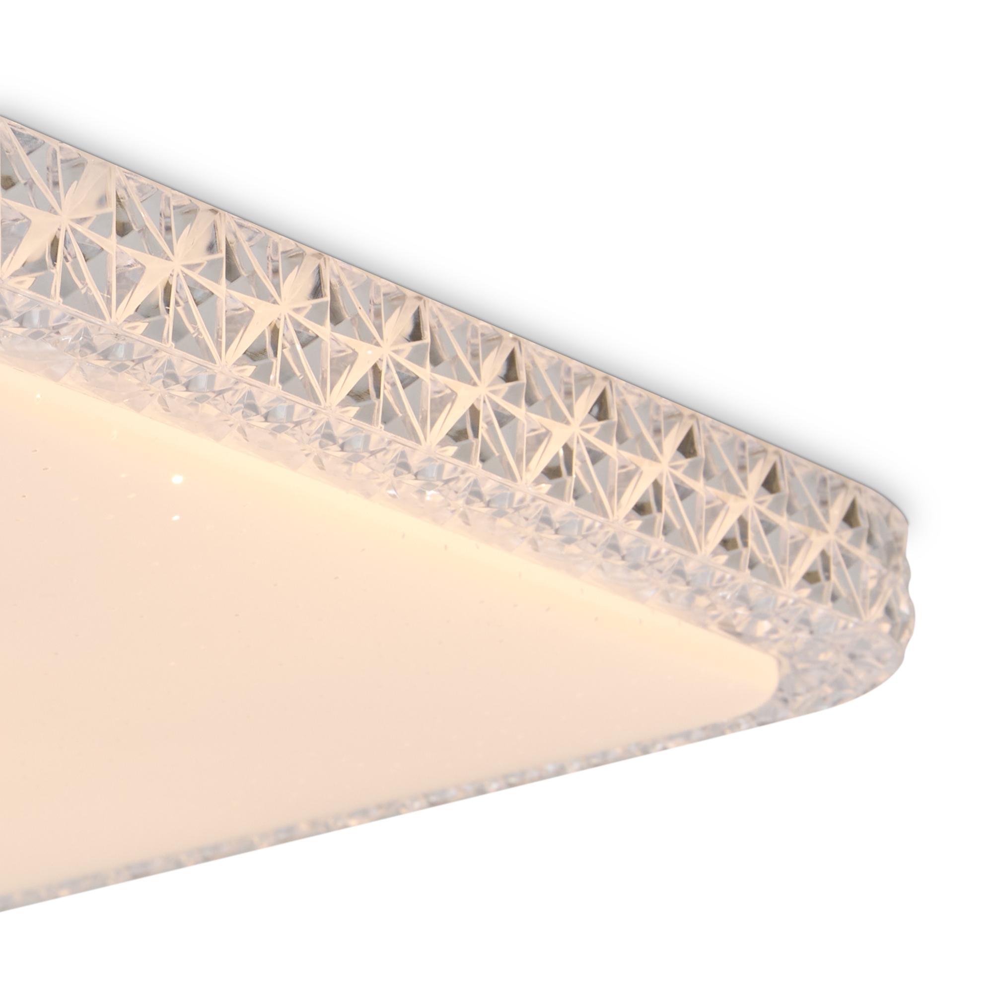 Светильник светодиодный потолочный Bissar LED 36W 1300Лм 3000-6500К, RGB IP20 Белый Freya FR6227CL-L36W