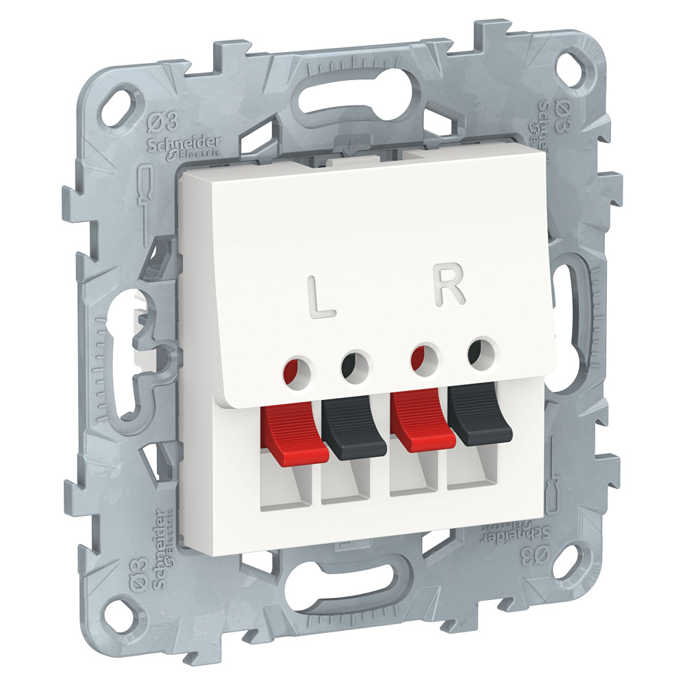 Аудиорозетка UNICA NEW белый Schneider Electric NU548618