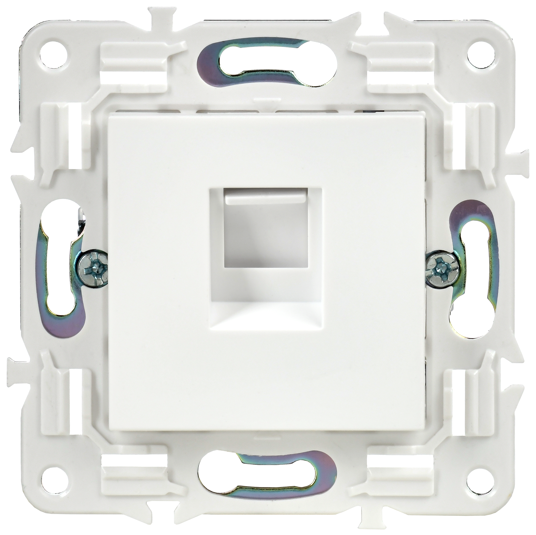 SKANDY Розетка компьютерная RJ45 кат.5E SK-K01W арктический белый IEK SK-K10-1-K01