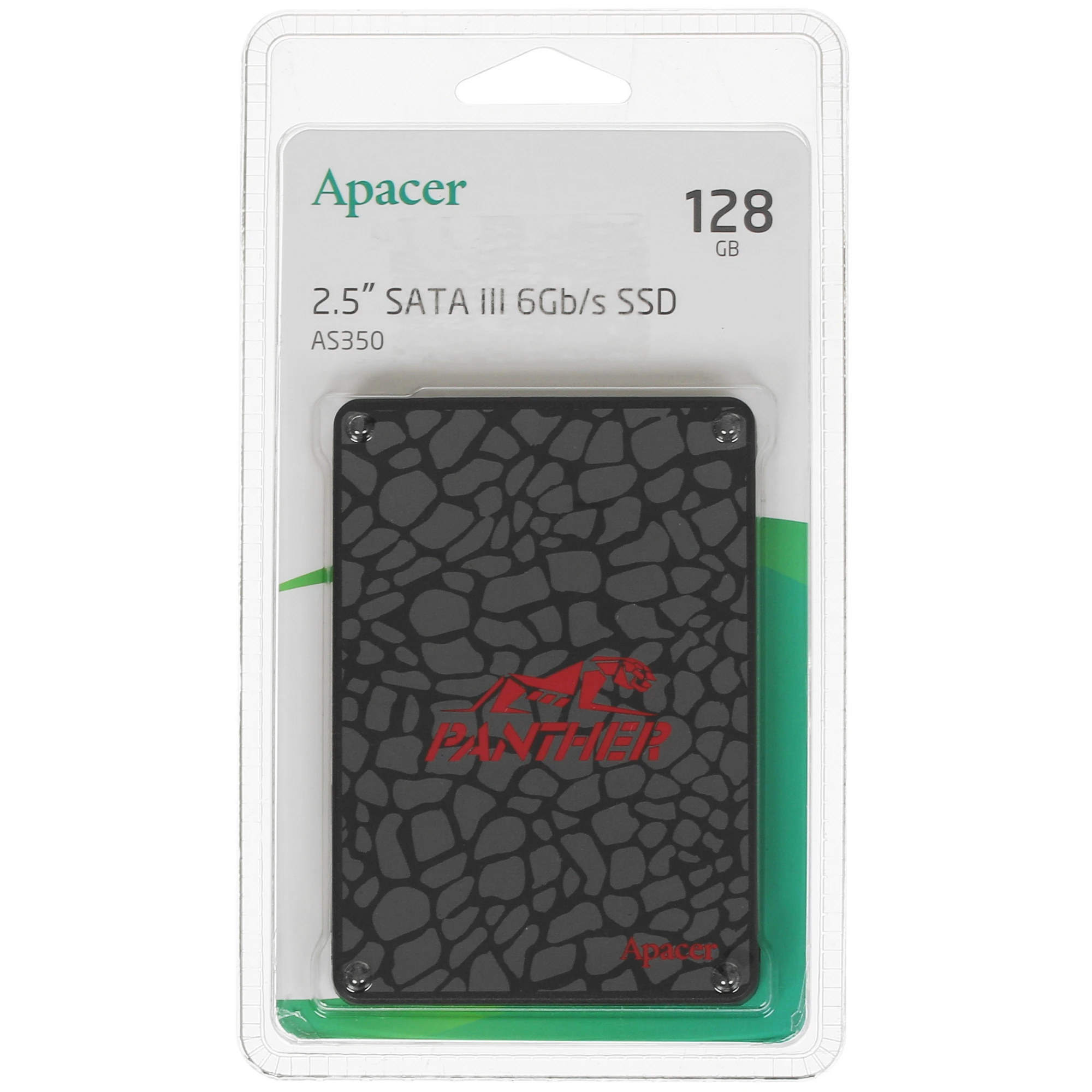 Накопитель SSD 2.5'' 128 ГБ AS350 PANTHER, SATAIII, 3D NAND TLC, 560/540 Мб/с Apacer AP128GAS350-1 75732