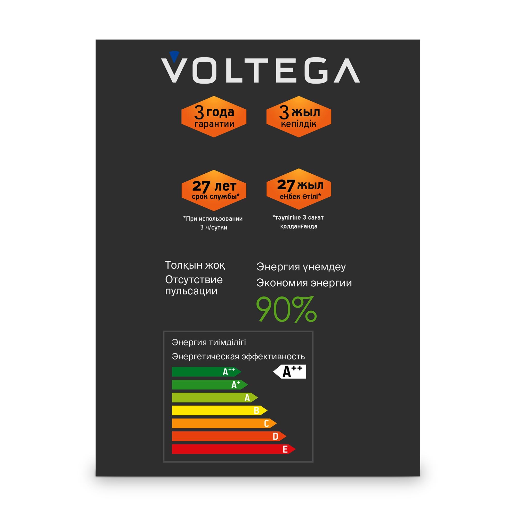 Лампа светодиодная Loft Led BMC125150 4W 1800К E27 DIM Voltega 8548