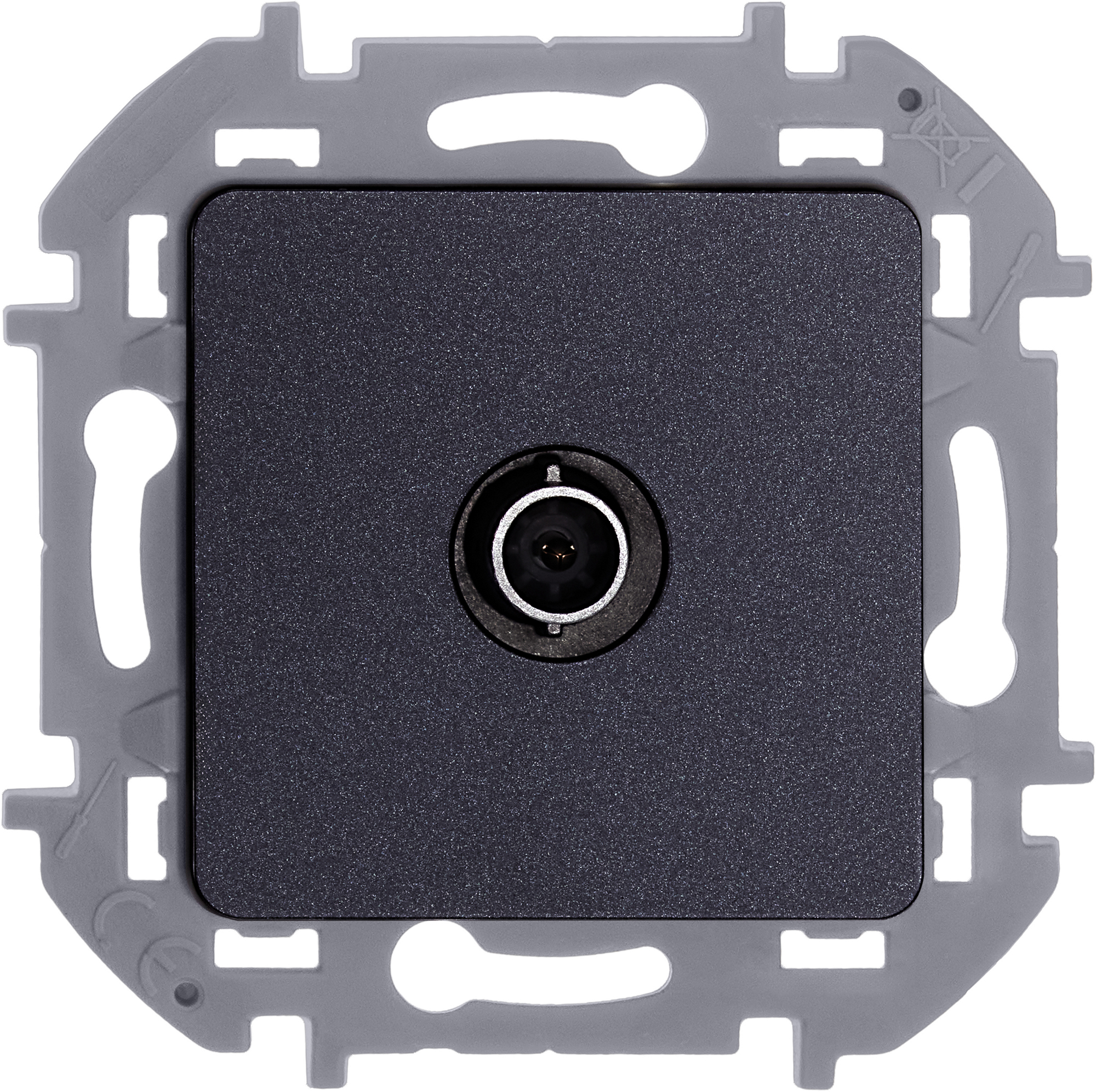 Розетка TV «звезда» 2 дБ 0 2400 мГц INSPIRIA антрацит Legrand 673853