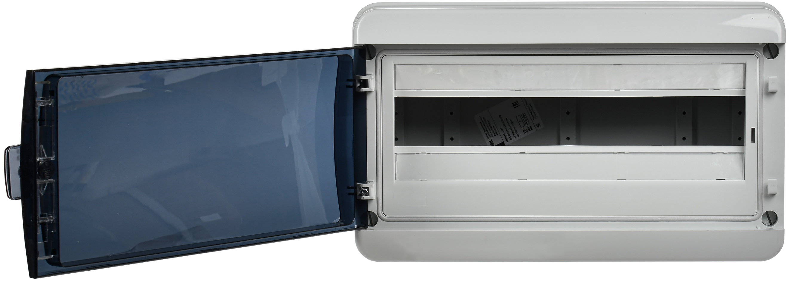 TEKFOR Корпус пластиковый навесной КМПн-18 IP65 черная прозрачная дверь IEK TF5-KP72-N-18-65-K03-K02