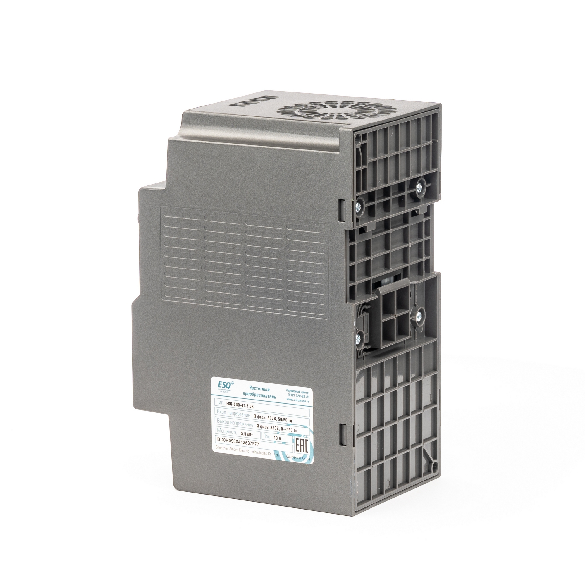 Преобразователь частоты 3ф ESQ-230-4T-5.5K 5.5 кВт 380В 08.04.304427