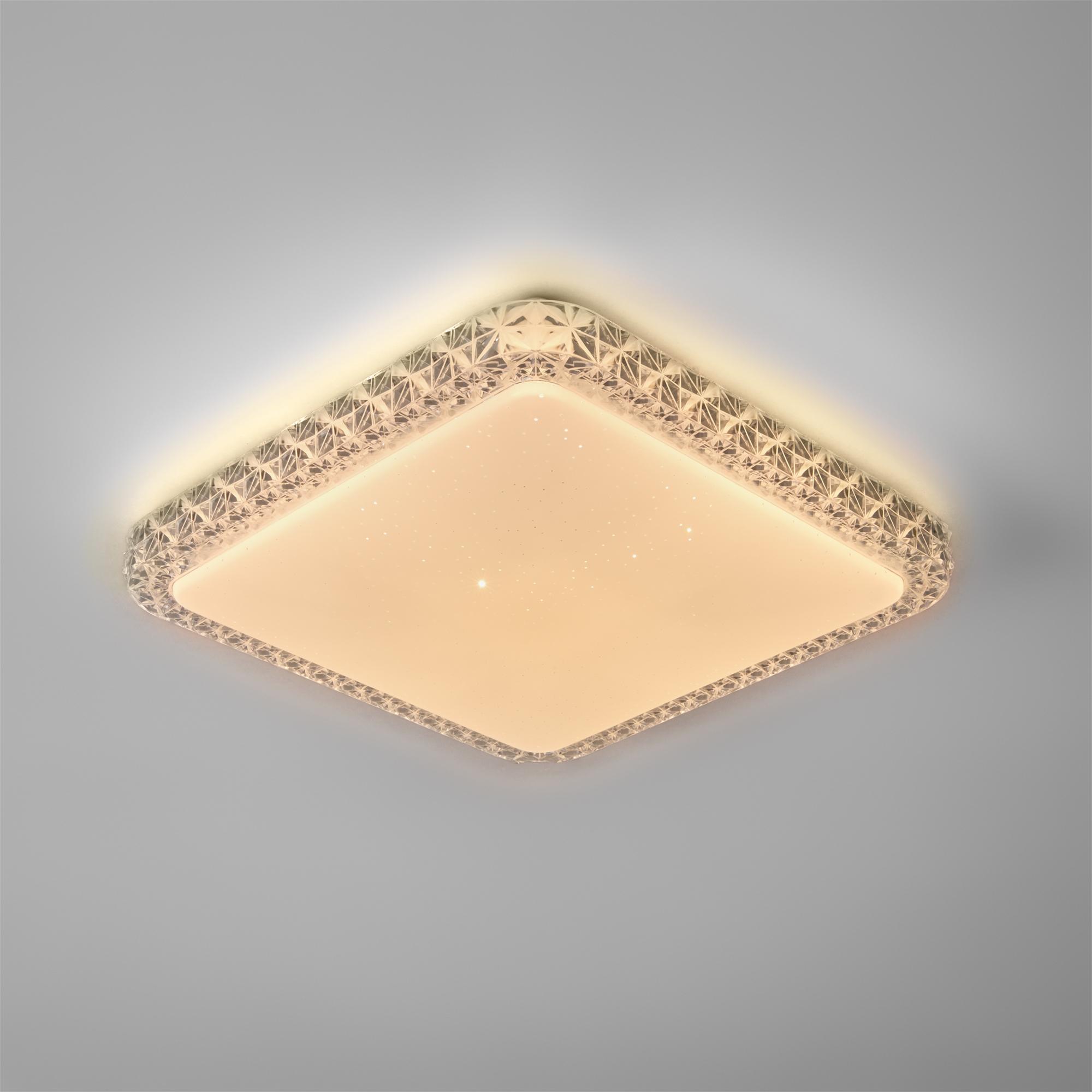 Светильник светодиодный потолочный Bissar LED 36W 1300Лм 3000-6500К, RGB IP20 Белый Freya FR6227CL-L36W