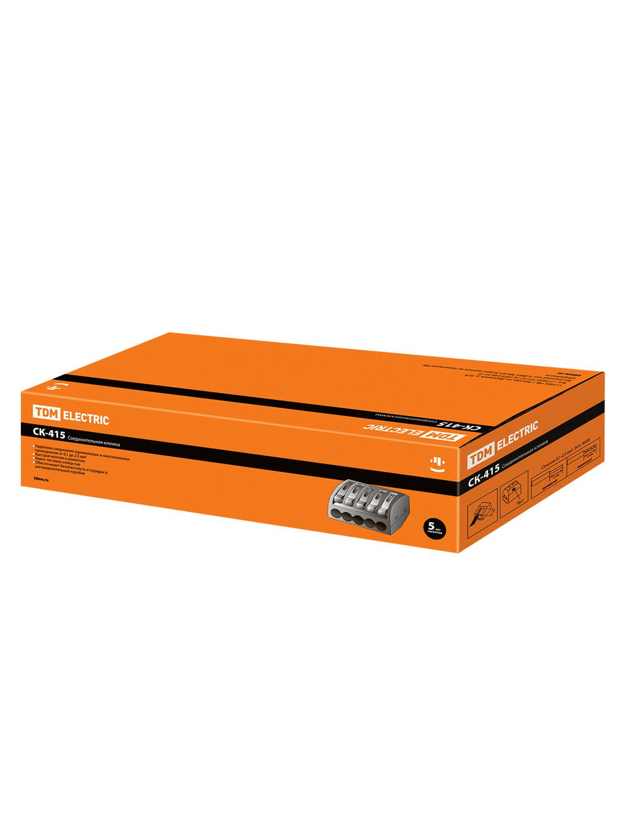 Соединительная клемма СК-415 (2,5мм2) TDM TDM ELECTRIC SQ0527-0003