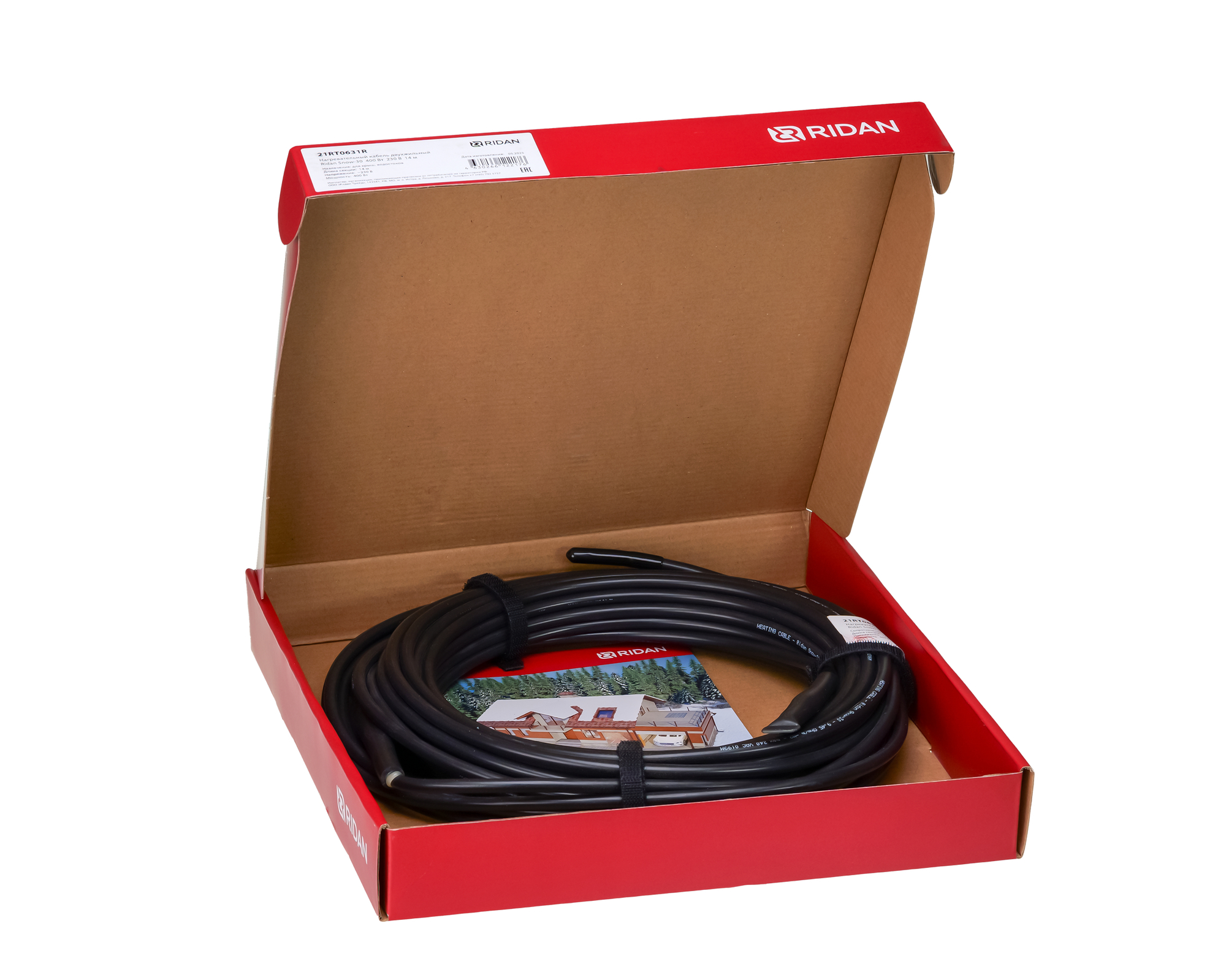 Кабель нагревательный Ridan (ДЕВИ) Snow-30 400 Вт  230 В 14 м 21RT0631R
