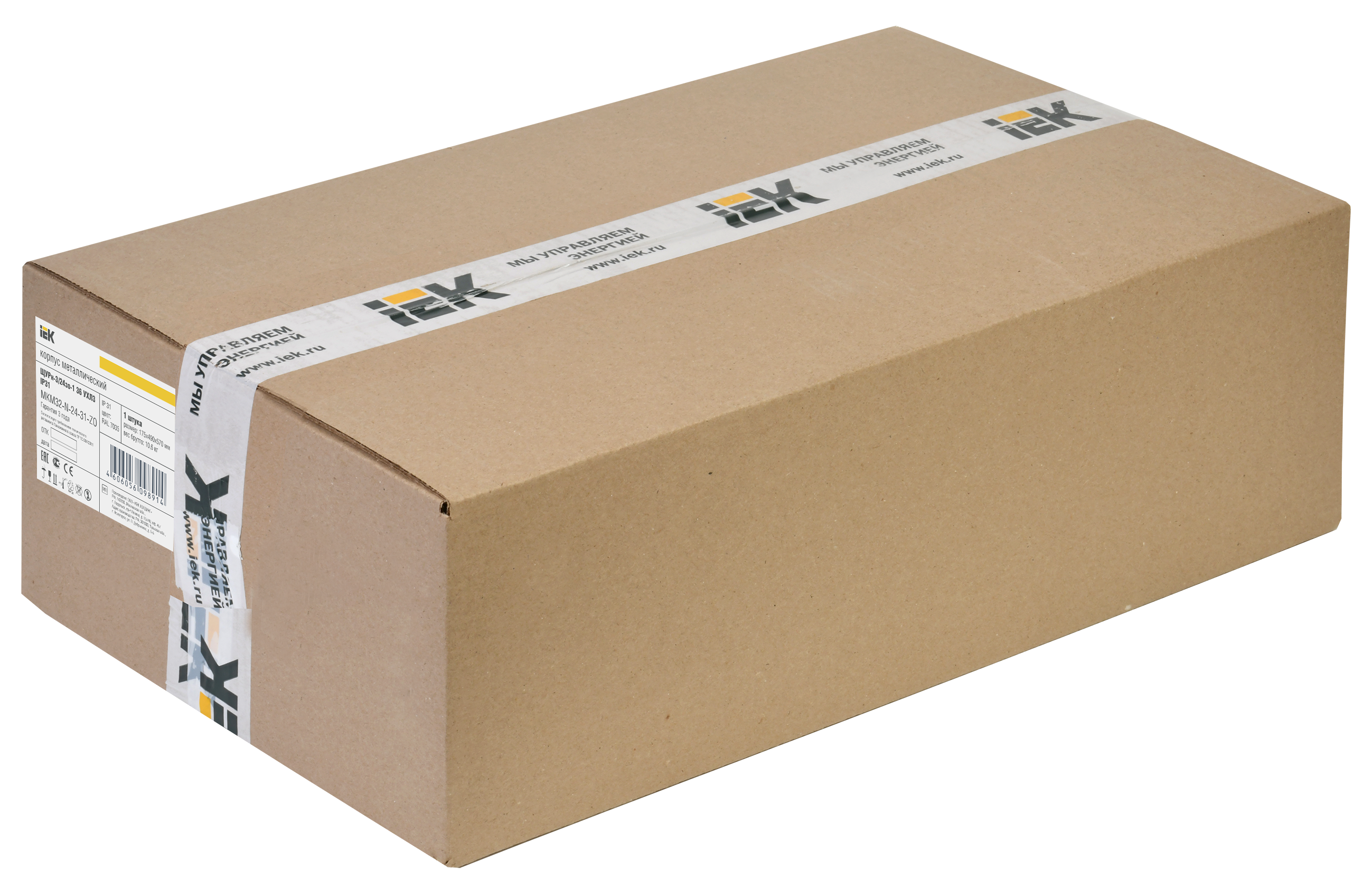 TITAN Корпус металлический ЩУРн-3/24 (560х480х165)IP31 IEK MKM32-N-24-31-ZO